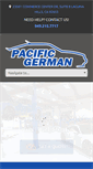 Mobile Screenshot of pacificgerman.com